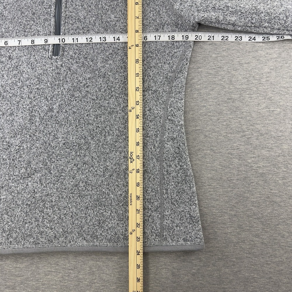 Patagonia Women's Better‎ Sweater 1/4 Zip Fleece Gray Size M Polyester - Picture 9 of 9
